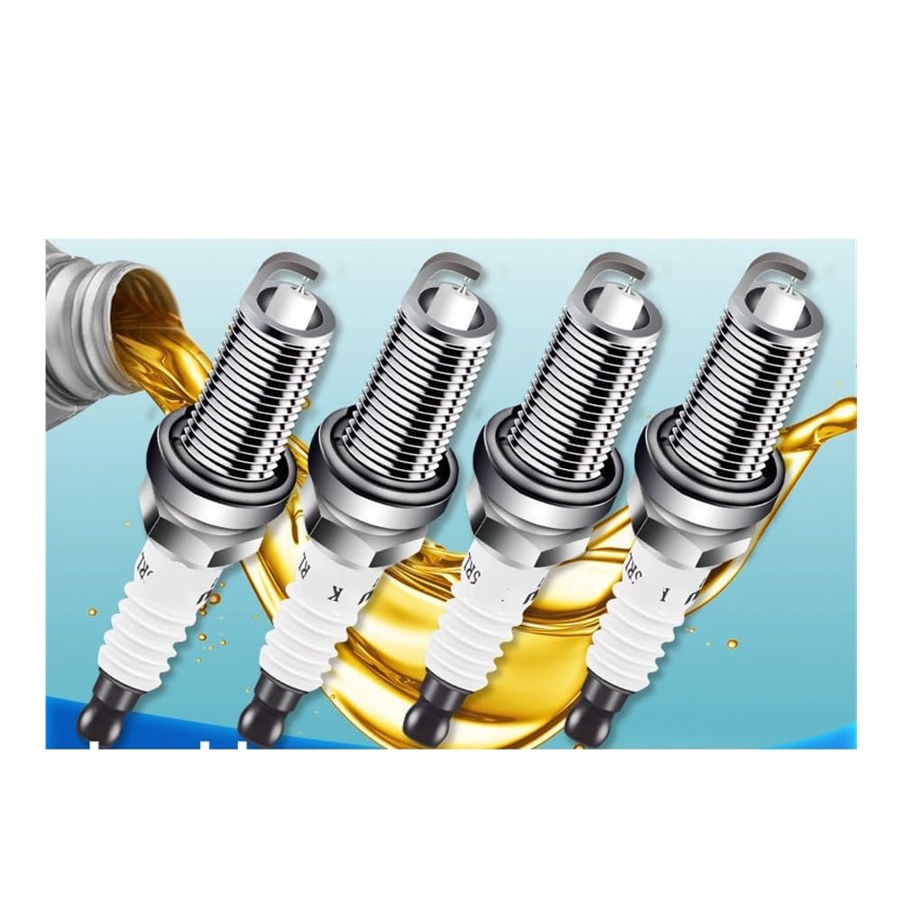 Bujías de Motor para automóvil, 4 Piezas/Bujías de iridio Doble, adecuadas para Besturn B70 2 0T 1 5T M9, Piezas de automóvil, Vela de Encendido