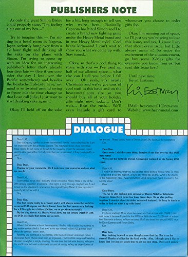 Heavy Metal Magazine January 2001