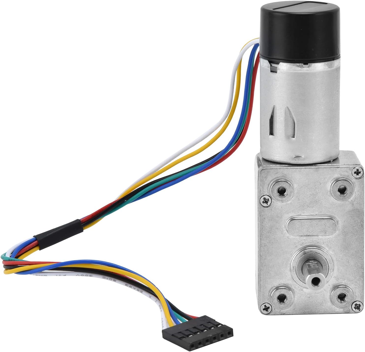 JGY-370 DC6V DC Worm Gear Motor 6 Volt High Torque Engine Mini Turbine Worm 6V Reducer Electric Motor Self-locking for DIY Mini Geared Motor ((DC12V 6RPM))