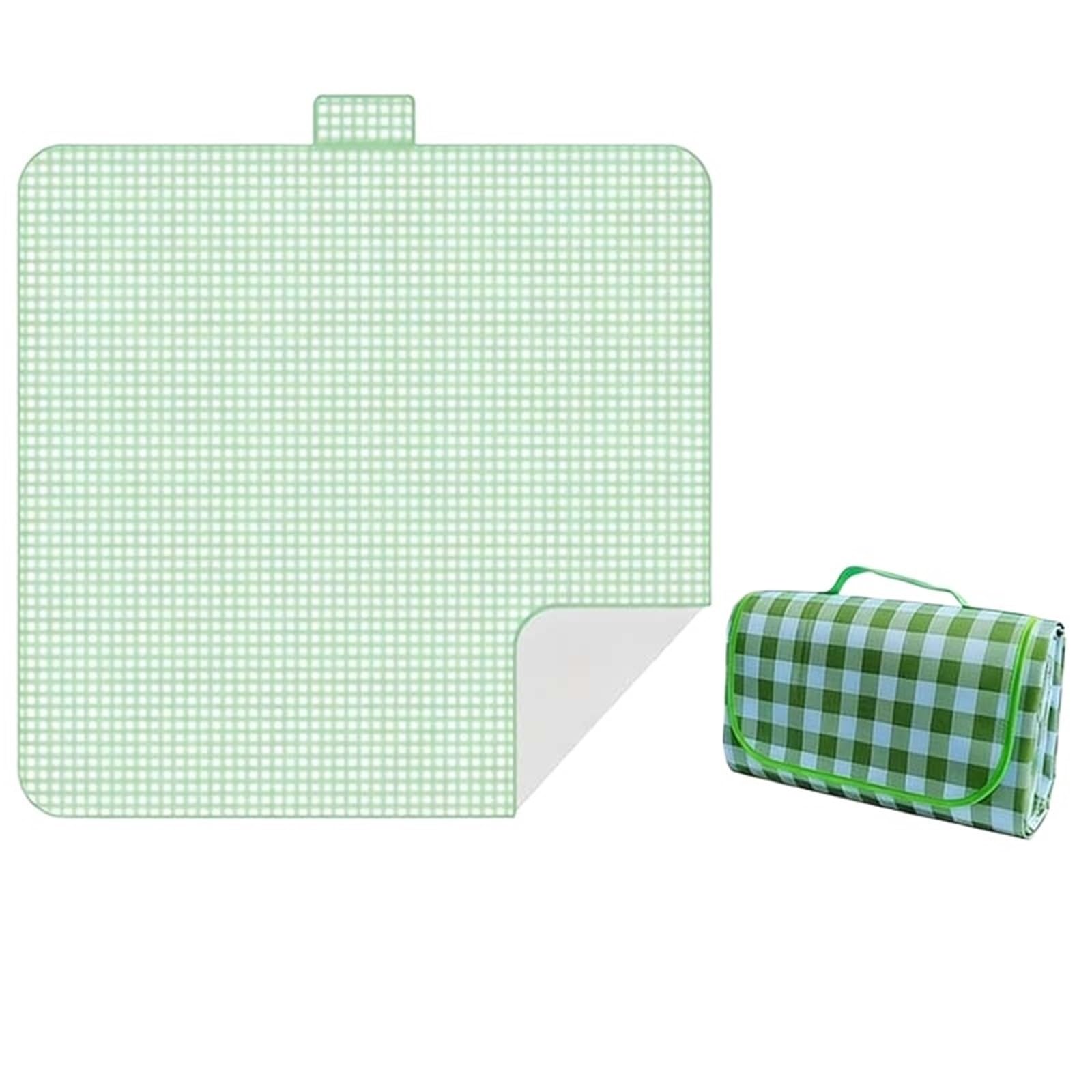 Tappetino da picnic impermeabile – Coperta da spiaggia portatile a prova di umidità per campeggio e viaggi, ideale per uso esterno, dimensioni 200-300 cm