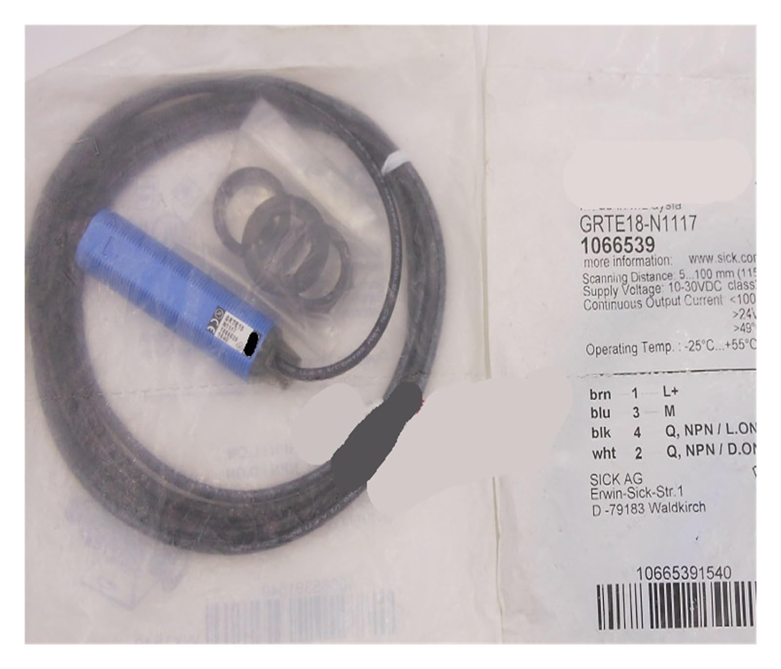 UITGVDQAT GRTE18-N1117 -P1117 photoelectric sensor