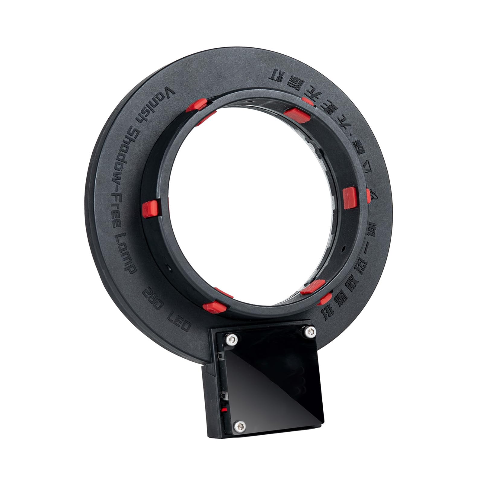 280 LED Rings Light Large Power LED Light for Microscopes with Type C Charging & Adjustable Brightness for Lab Research Microscope Rechargeable
