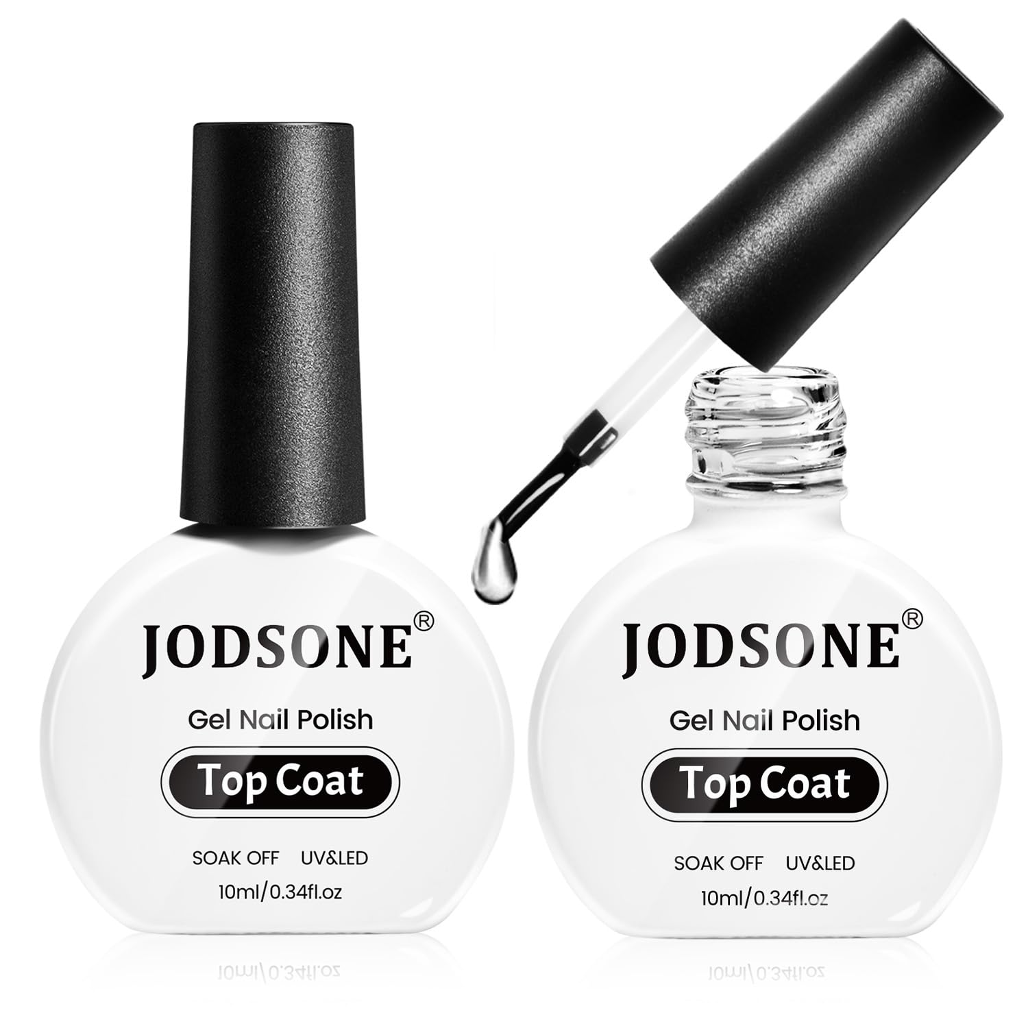 soe (ソーイ) 2 Tone Top Coat Amazon.com: JODSONE 2Pcs 10ml No Wipe Gel Top Coat Clear Glossy