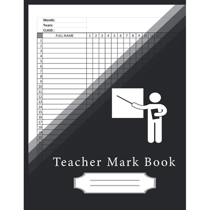 Buy Teacher Mark Book Attendance Register Book, Teacher Record Book