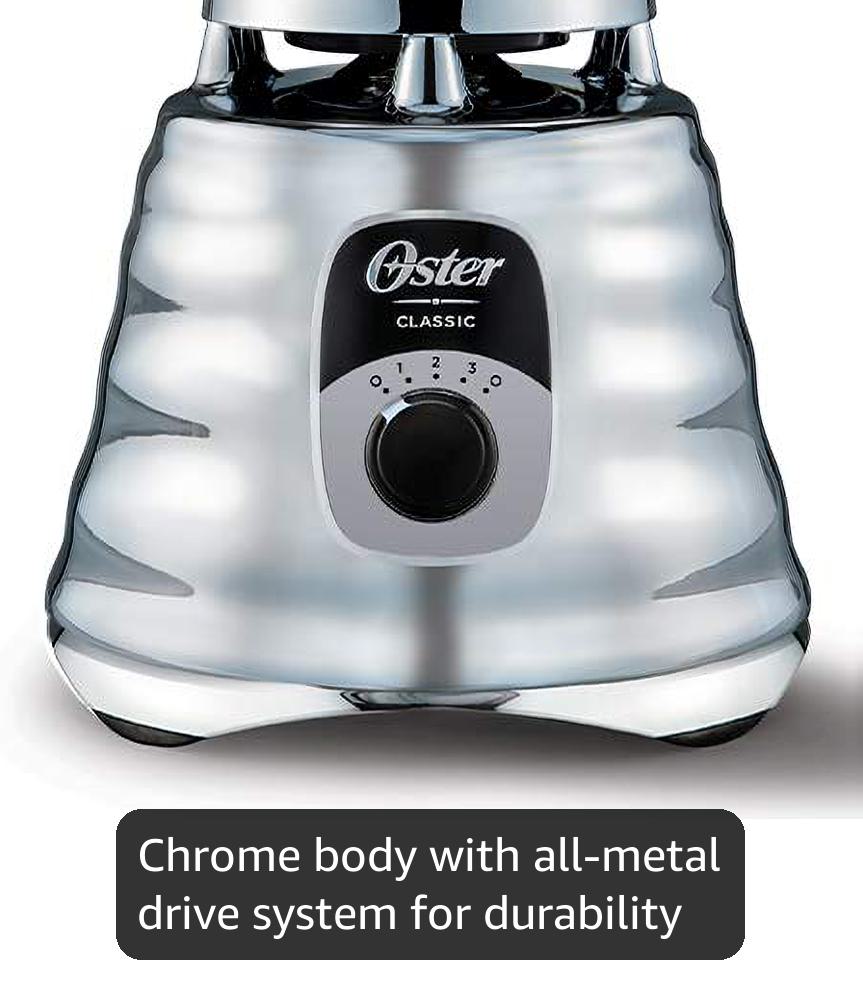 Amazon.com: Oster Original 3 Speed Chrome Blender, 6 Times more