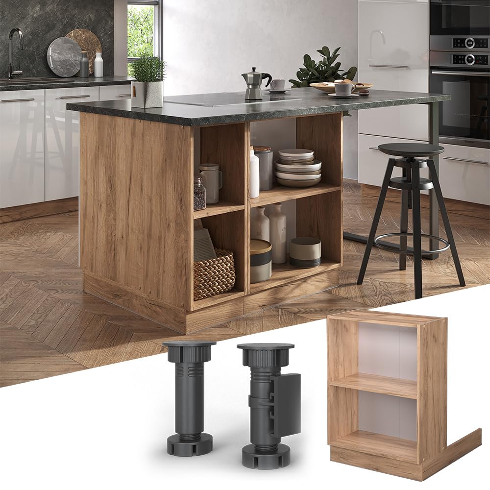 Vicco Îlot de Cuisine Fame-Line, Chêne de Force doré, 60cm sans PT, pour Une Combinaison Libre avec d'autres modules Fame-Line