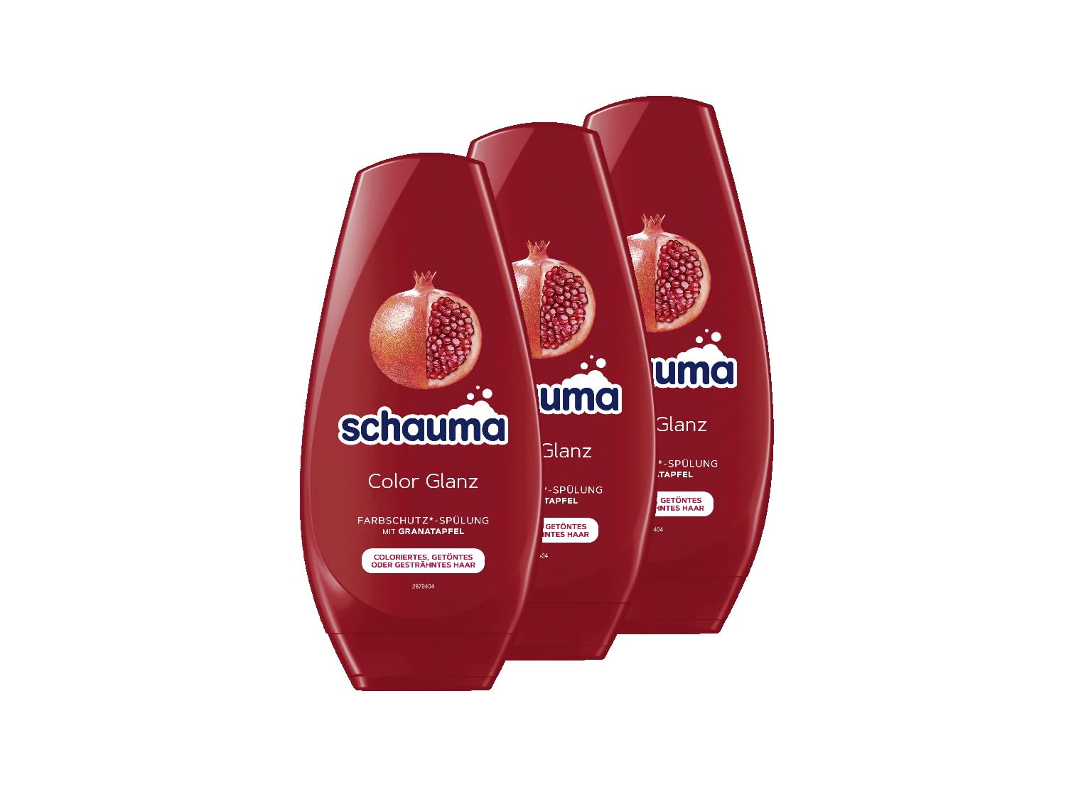 Schauma Conditioner Colour Shine (3 x 250 ml), Hair Conditioner for Coloured Tinted or Highlighted Hair, 250 ml (Pack of 3)