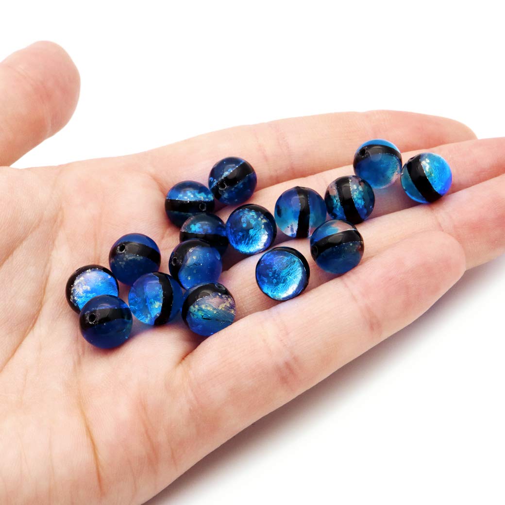 Amazon.co.jp: [GOLD STONE] ヨナグニブルー ホタルガラス 10mm 光る