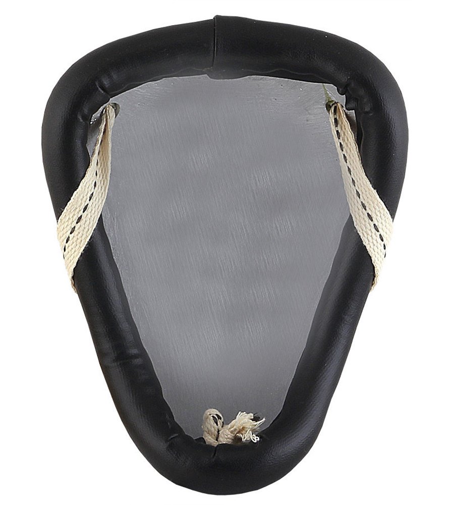 Fairtex GC2 Muay Thai - Coppe in acciaio Fairtex GC2, protezione per inguine, equipaggiamento MMA Muay Thai Cup in acciaio per inguine Thai Boxe Protector (nero, M)