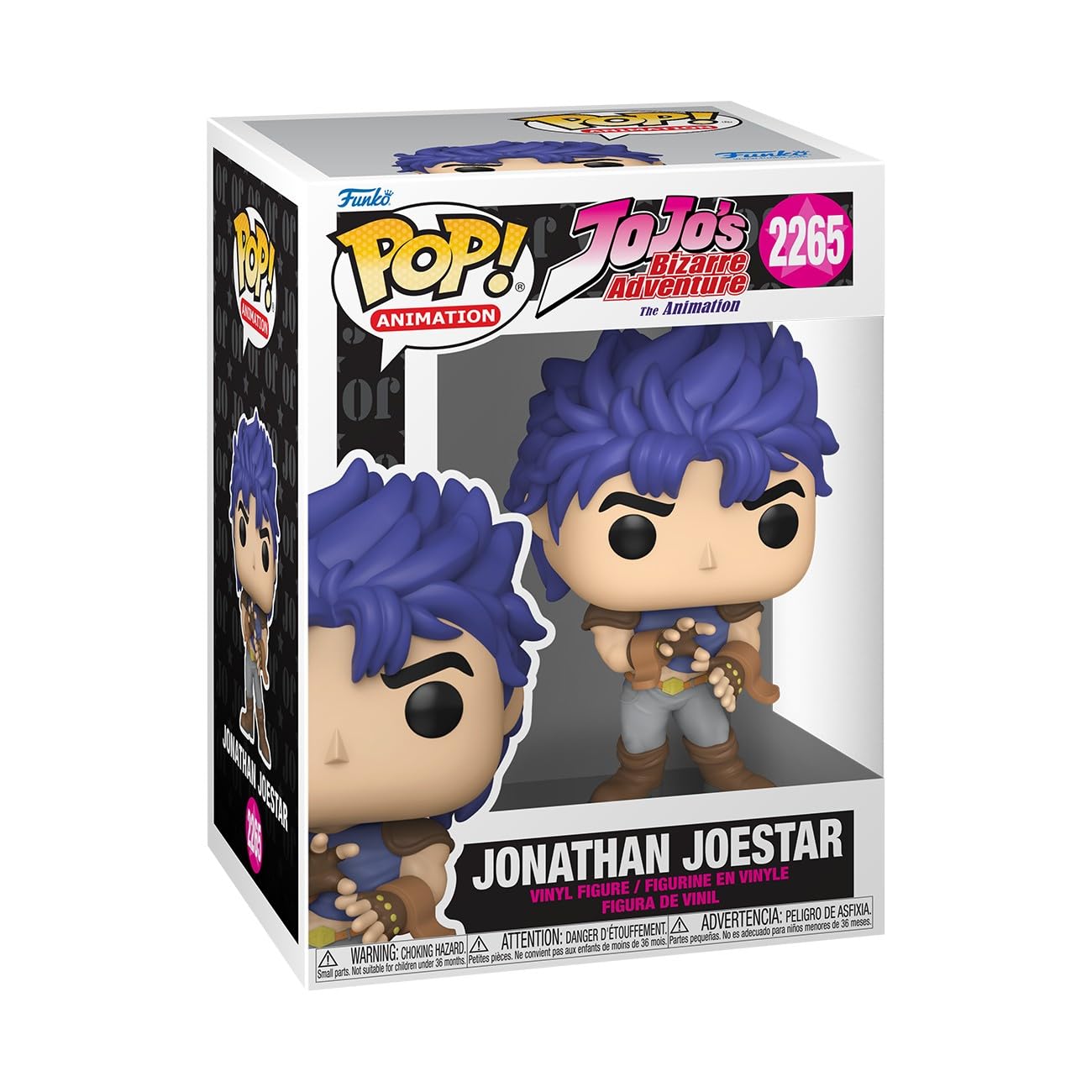 Funko POP! Animation: JoJo's Bizarre Adventure - Jonathan - Figura in vinile da collezione - Idea regalo - Prodotto ufficiale - Giocattoli per bambini e adulti - Modello di figura per collezionisti