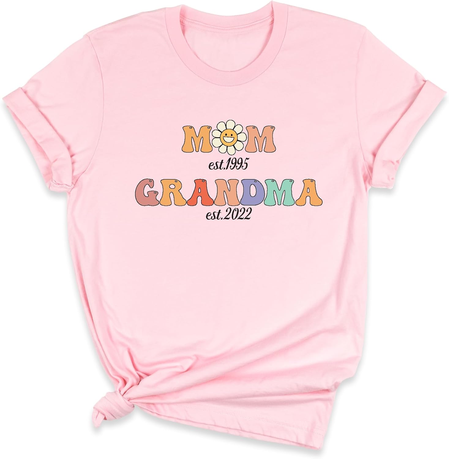 Personalized Mom Grandma Est Shirt T-Shirt, Est Custom Grandma T-Shirt, Gift For Grandma, Grandma To Be Shirt, New Grandma Shirt, Baby Announcement Tee, Christmas Grandma Gift Shirt, Mothers Day Tee - Image 9