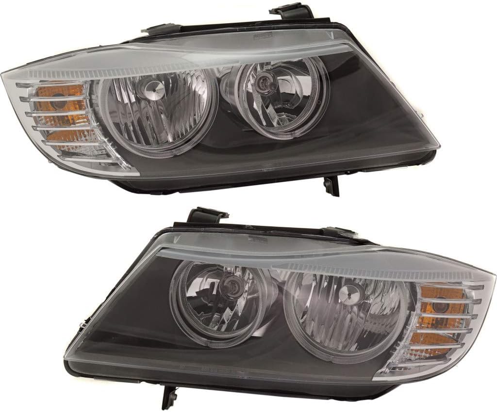 Amazon.com: For 2009 2010 2011 BMW 328i Headlight Driver and Passenger ...