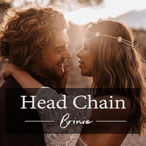 Miniatura 8 de Brinie Cadena de cabeza bohemia dorada con monedas pequeñas, cadena para el cabello, cabeza de boda, joyería, festival, Halloween, disfraz de novia,