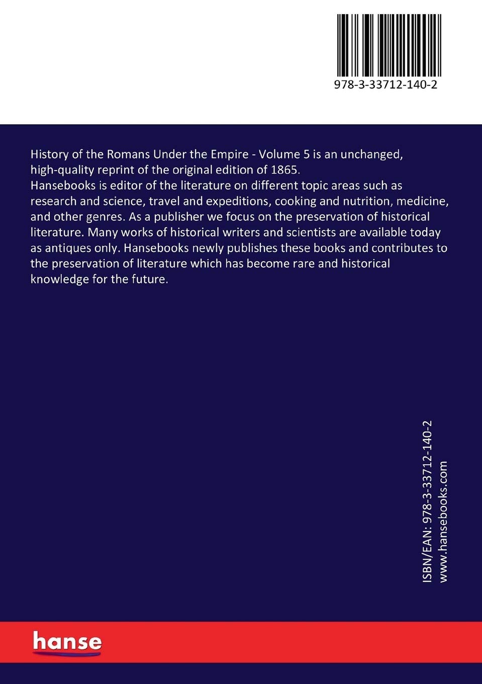 History of the Romans Under the Empire: Volume 5