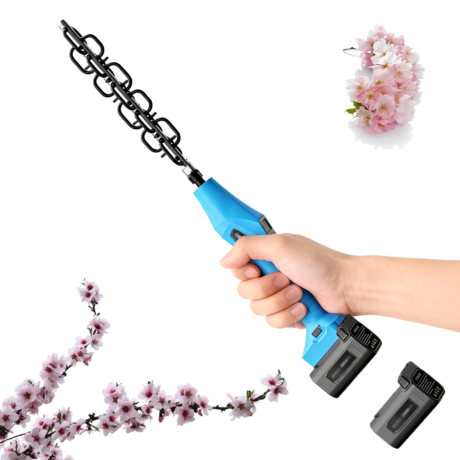 Élagage et floraison électrique bidirectionnelle à 4 vitesses réglables avec batteries