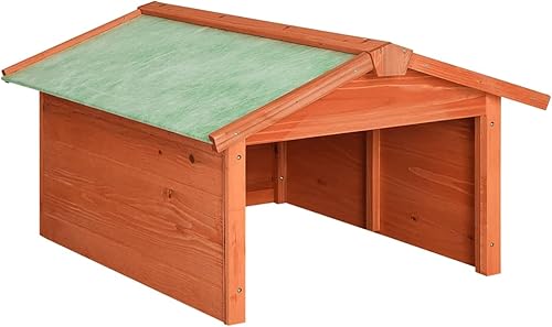 Tidyard Cubierta robótica para toldo de garaje para cortacésped para jardín, patio trasero, patio, 28.3 x 34.3 x 19.7 pulgadas (ancho x profundidad