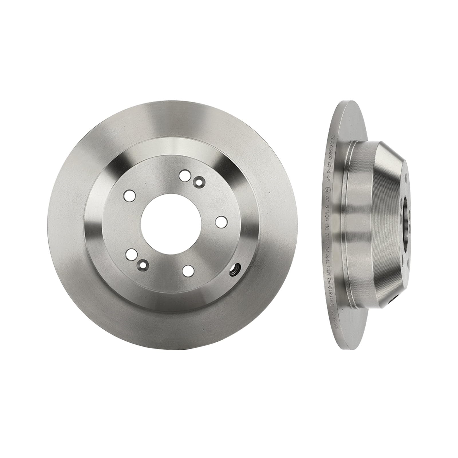 Frankberg Bremsensatz inkl. 2x Bremsscheiben + 4x Bremsbeläge Vorne Kompatibel mit Fiesta VI CB1 CCN 2008-2017 Fiesta VI Van 2009-2017 Replace# 8V512K021AB, 8V512K021AA