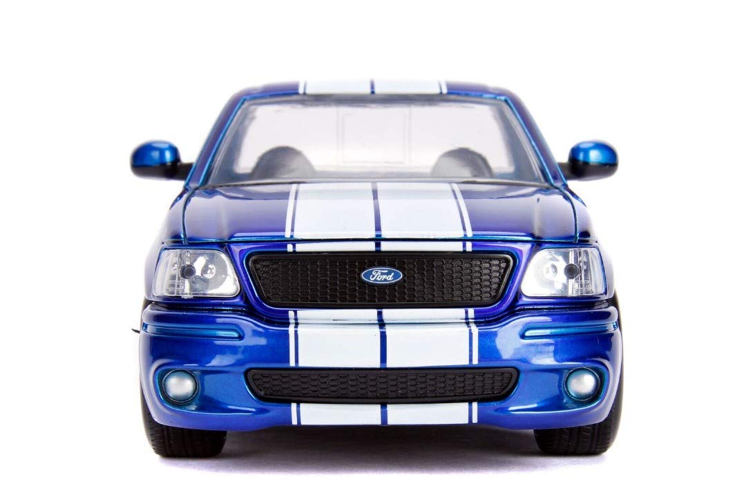 Jada 1999 Ford F-150 SVT Lightning Pickup Truck niebieski 1:24 Toys 30358