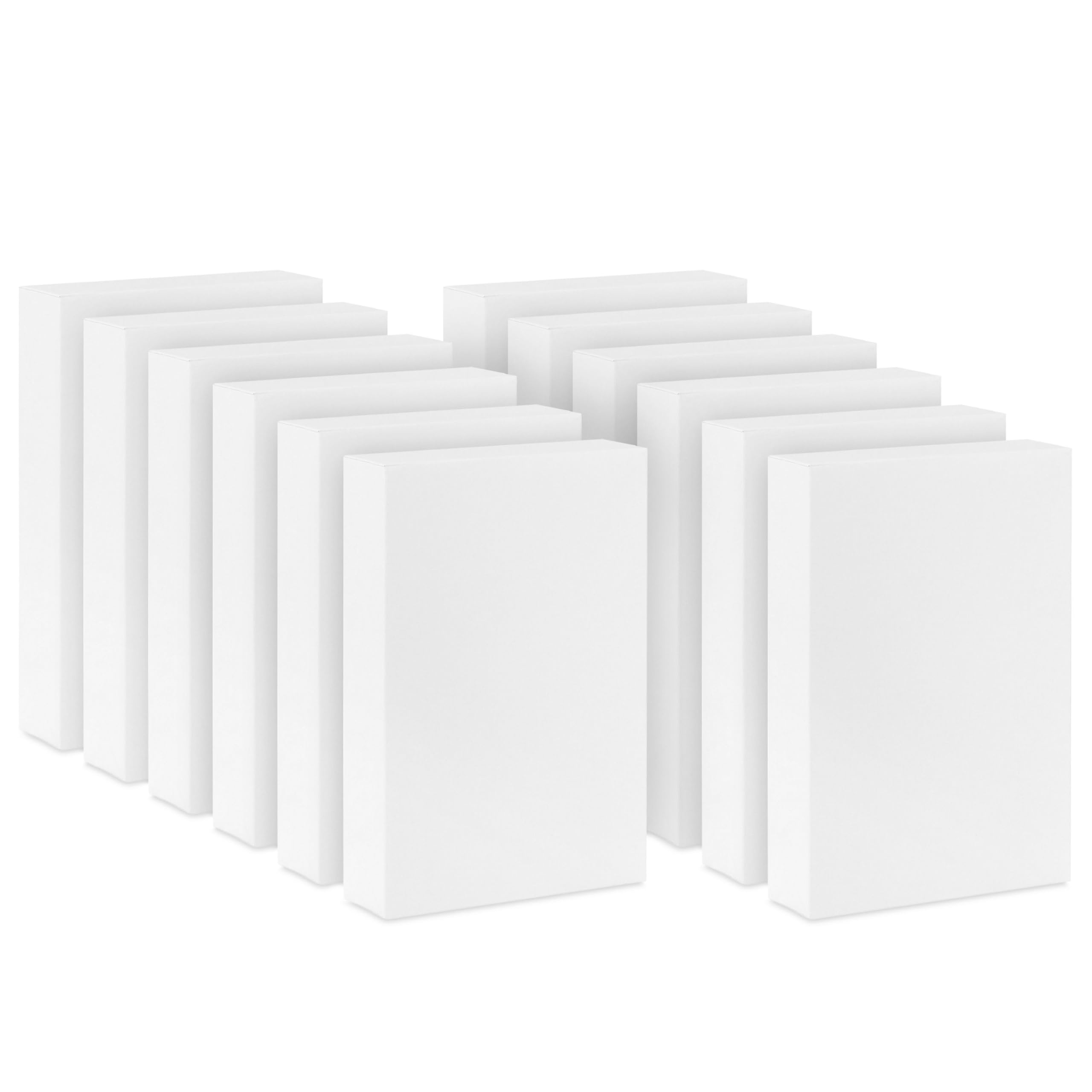 Hallmark 40,6 cm große Geschenkboxen mit Deckel (12 weiße Robe Boxen) für Weihnachten, Geburtstage, Feiertage