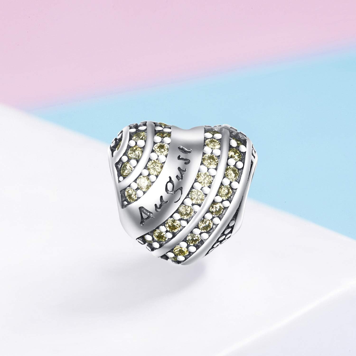 Birthstone Charm Fit for Pandora Charms Bracelet Sterling Silver Bead Birthday Charms 13 - Image 4