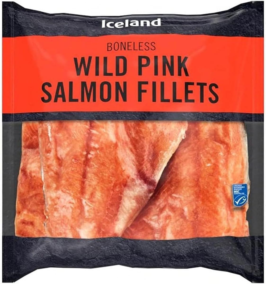 Iceland Wild Pink Salmon Fillets 330g (Frozen)