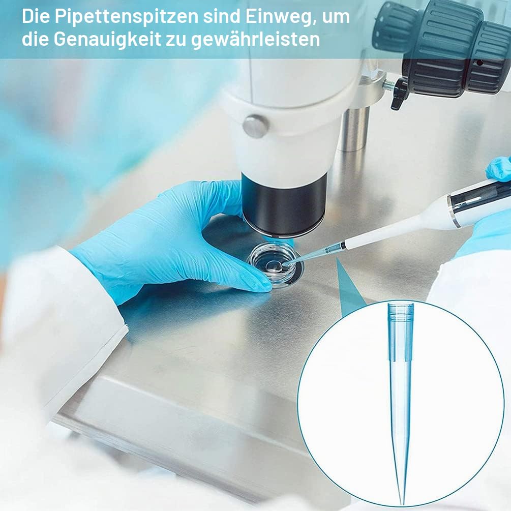 iplusmile Einweg-Pipettenspitzen 500 Stück Transparente Pipettenspitzen Für Wissenschaftliche Pipetten Universelle Labor Zubehör Für Präzise Probenentnahme Und Flüssigkeitsübertragung