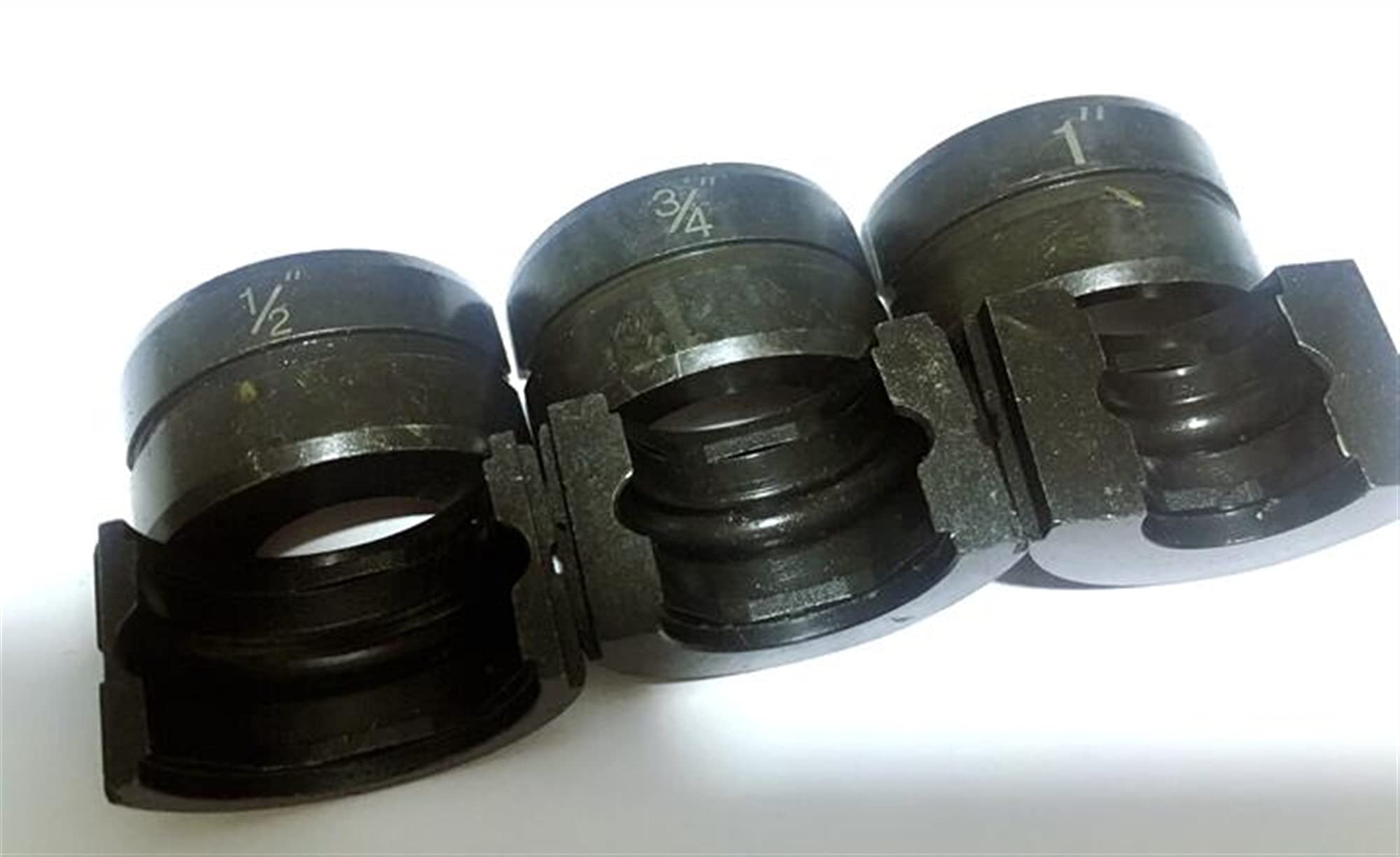 Hydraulic Crimping Tool Kinds of Hydraulic Pipe Crimping Dies, TH, U for Pex Fittings and V, M, VAU, VUS for Copper Fittings(VUS Dies)
