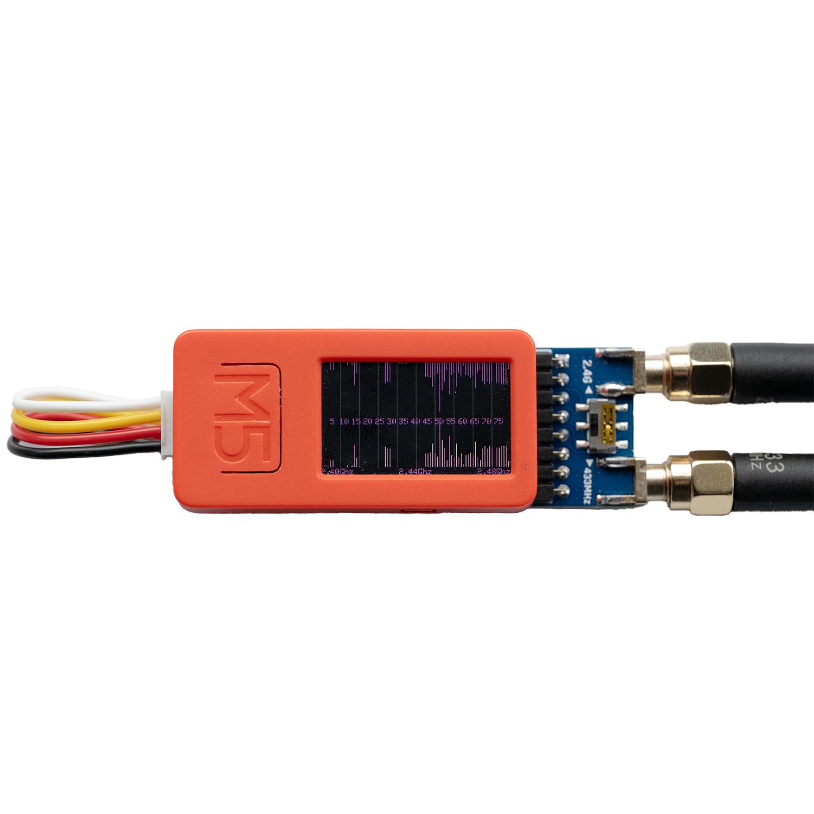 Stick RF 424 CC1101 & NRF24 podwójny moduł RF do M5Stack StickC Plus 2-433 MHz i 2,4 GHz płyta rozszerzeń zaprojektowana dla oprogramowania sprzętowego Bruce, ze zoptymalizowanym obwodem