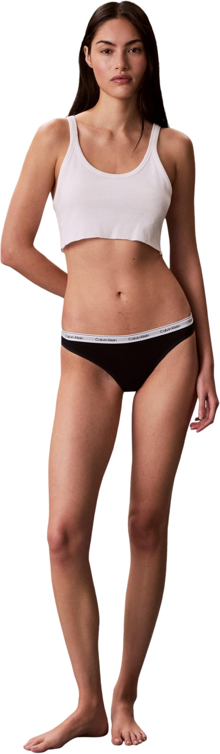 Calvin Klein Damen 5er Pack Slips Bikini Form Low-Rise Unterwäsche