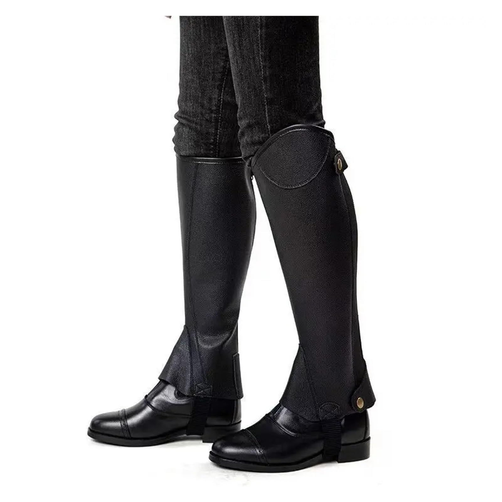 Reiten Half Chaps Reitgamaschen, Reitstiefelüberzüge, Körperschutz, Pferdeausrüstung for Reiter