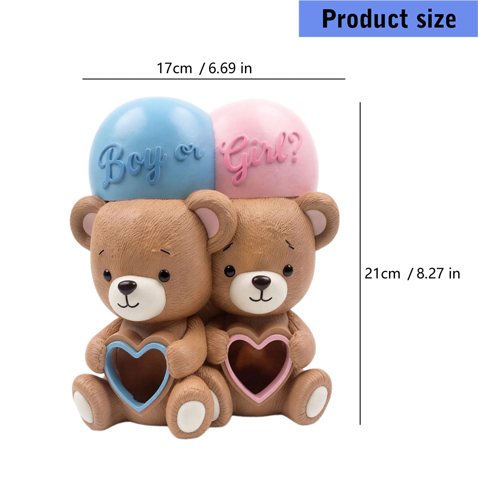 Toppers per torta con orsi, forniture per feste a tema orso