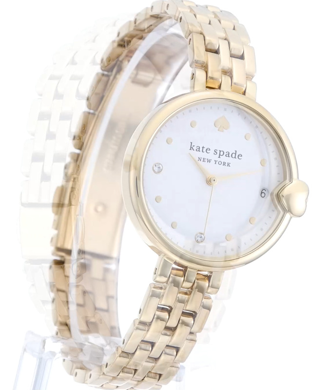 Amazon.co.jp: kate spade new york chelsea park 三針デイト ゴールド