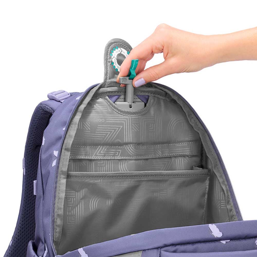coocazoo MATE Schulranzen-Set 3tlg für Mädchen und Jungen ab der 4. Klasse mit Rucksack. Schlamperetui und Sportbeutel (Reflective Wings)