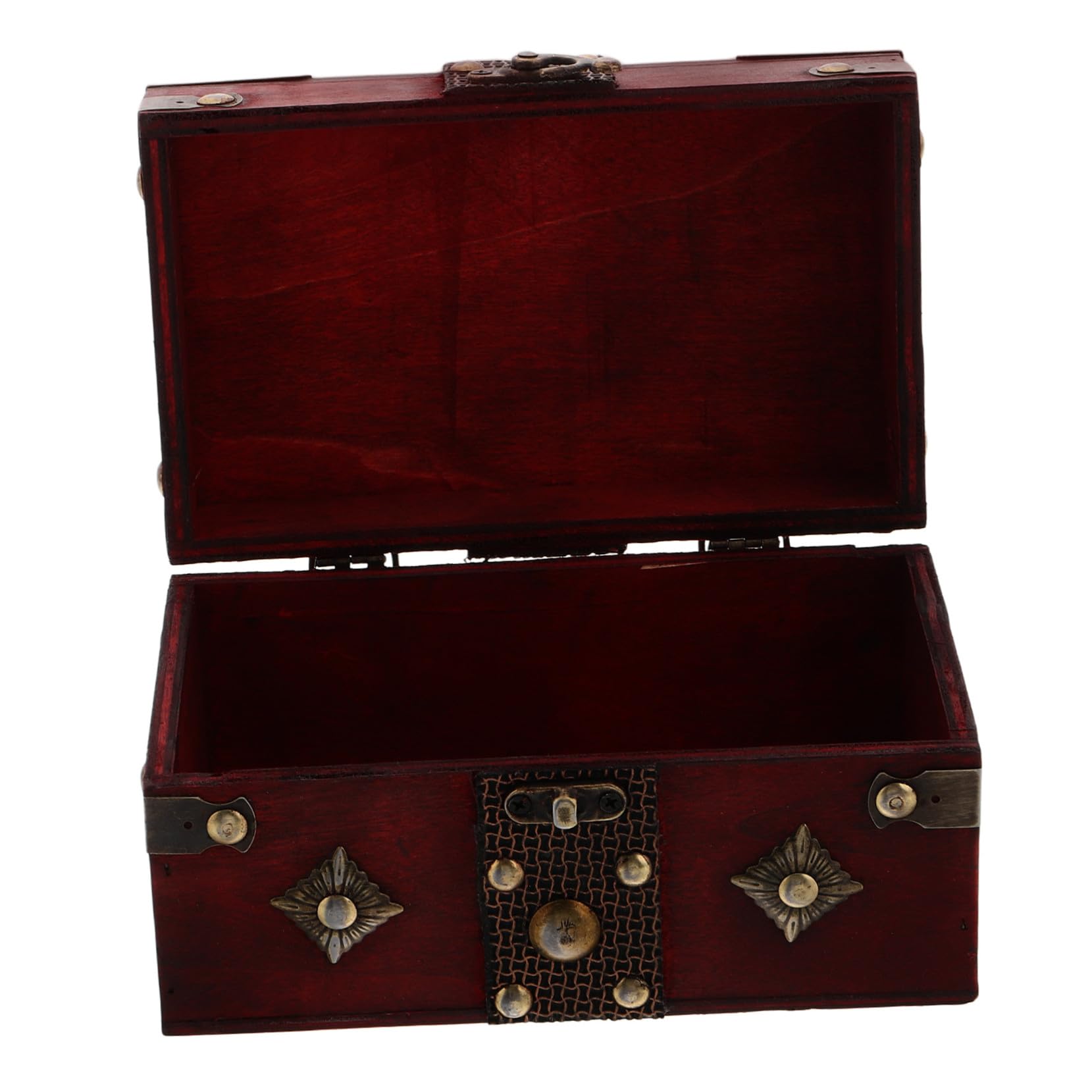 Boîte de rangement bois avec fermoir pour bijoux et secrets