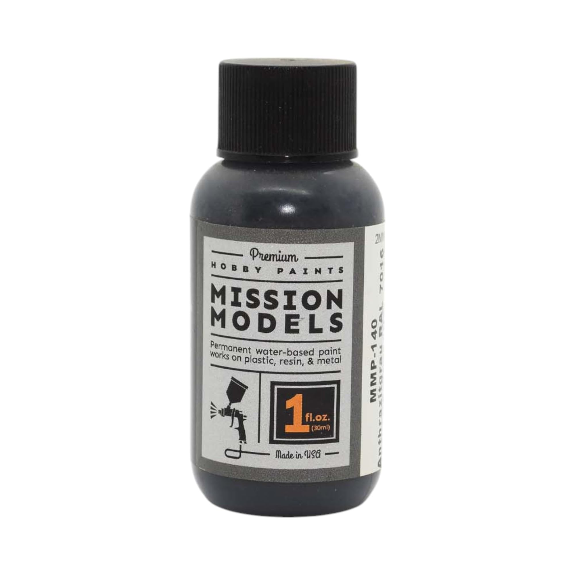 Mission Models Anthracite Mmp-140 Anthrazitgrau Ral 7016 ( ) Acrylic Paint 1 Oz (30Ml)