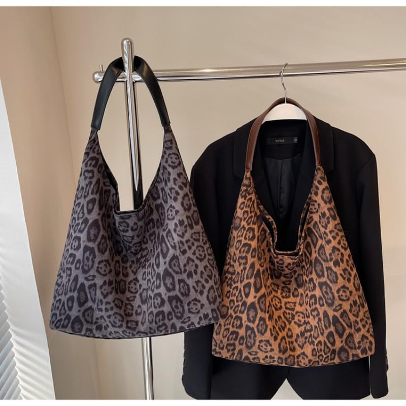 Bolso Tote de Estampado Leopardo para Mujer miniatura 3