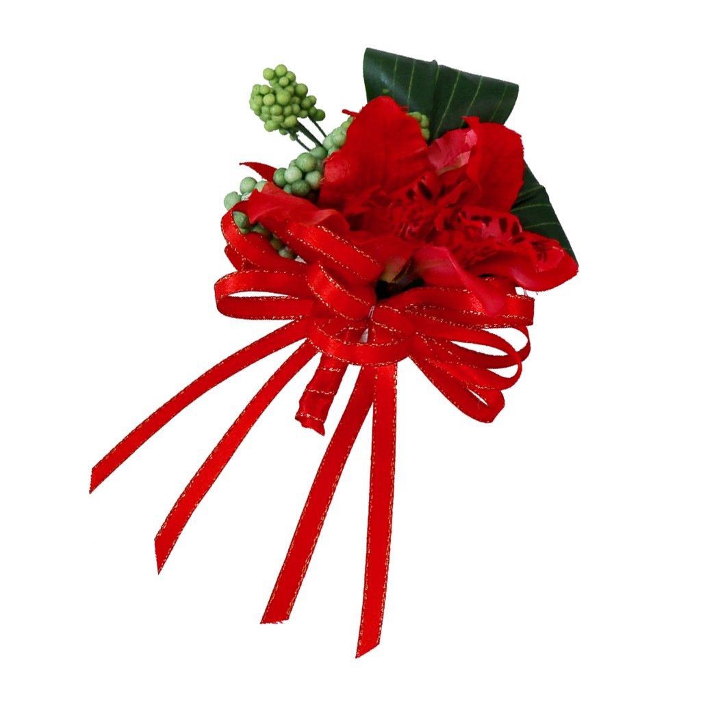 Buy MagiDeal Boutonniere Corsage Bridal Parents Cymbidium Flower