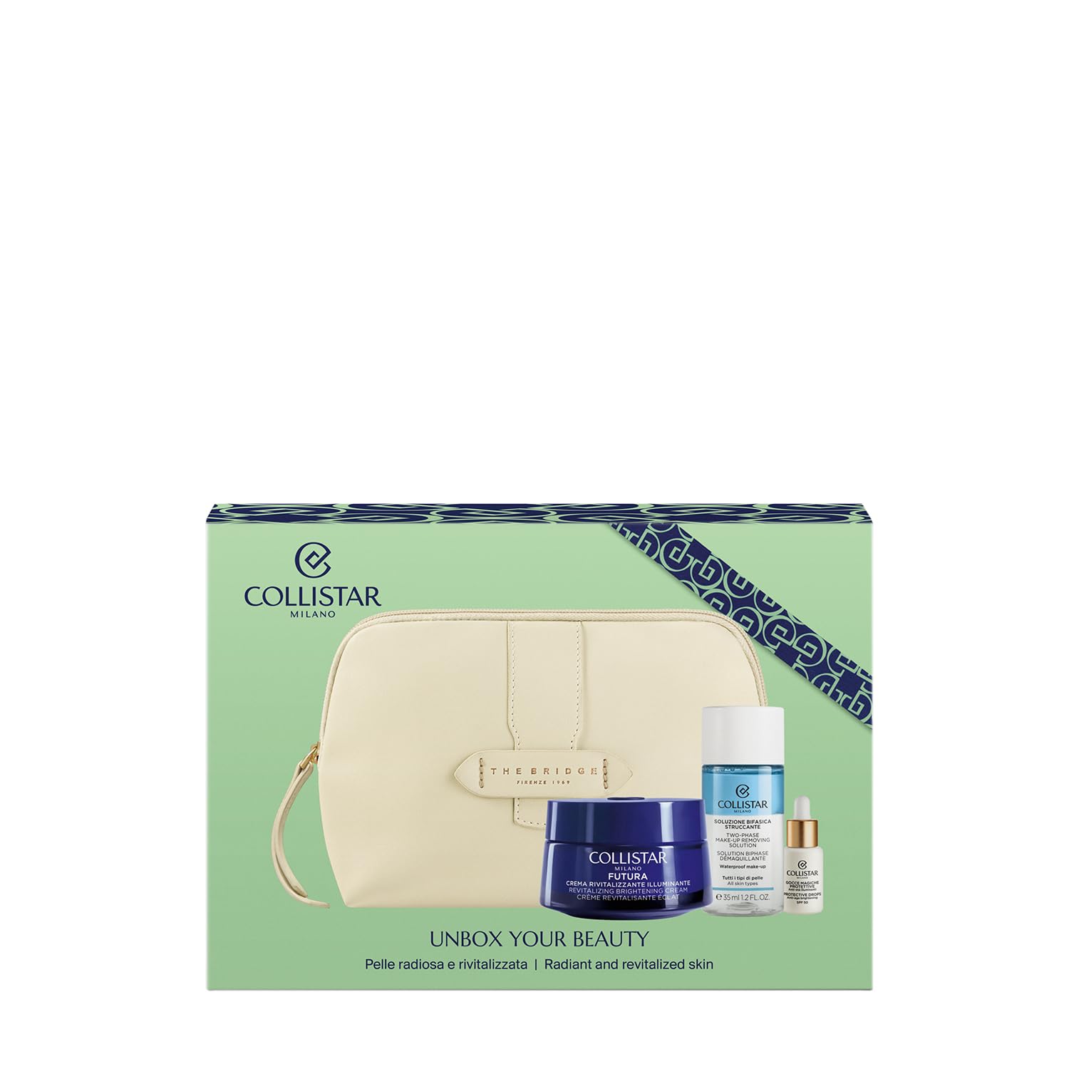 Collistar Cofanetto Regalo Donna, Crema Viso Futura Antirughe, con Pochette