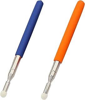 WIFUN 2 Pcs Teachers Pointer, 1 M/39in Telescopic Pointer Stick Teacher Hand Pointer Stick Retractable Teaching Pointer for Teaching, Lecture, Presentations