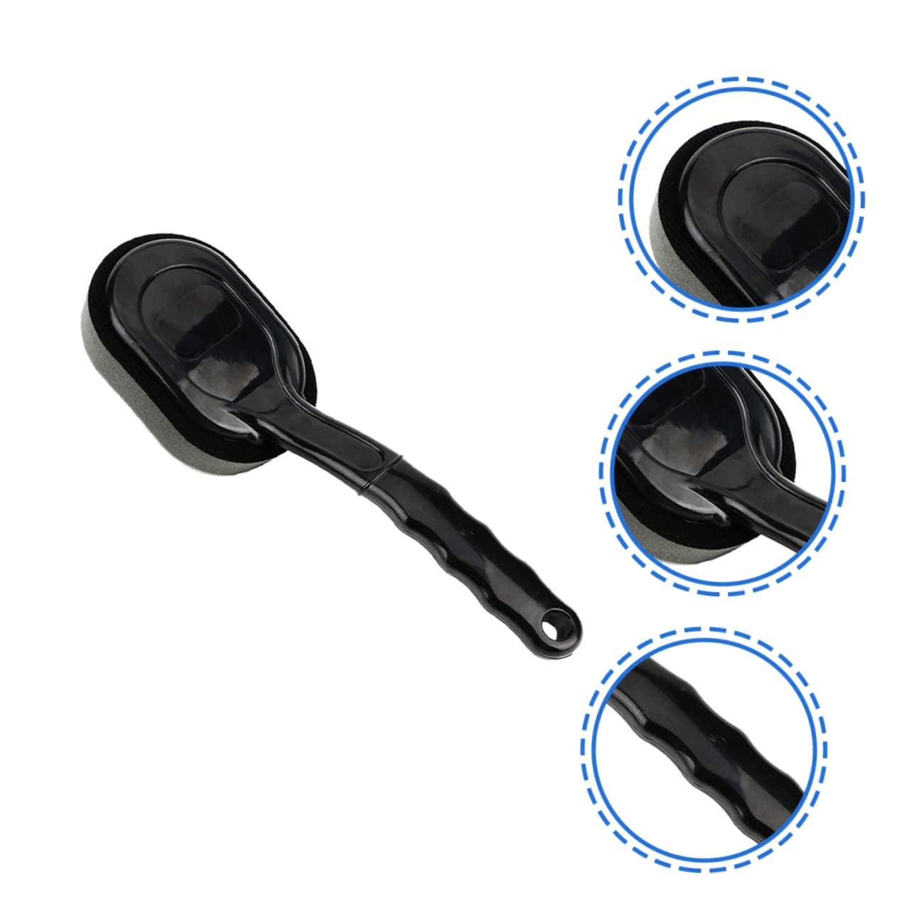 PRETYZOOM 4 Pezzi Spazzola per Schiuma Spazzola per Dettagli Morbida Spazzola per Lucidatura Pneumatici Spazzola per Lucidatura Pneumatici Applicatore per Lucidatura Pneumatici
