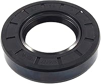 Vista 28 de uxcell Caucho doble de los labios del sello de aceite del eje rotatorio métrico 49.2x82.0x16.4 ft m TC, negro