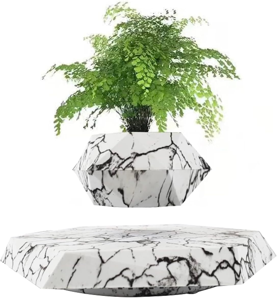 Liangchaochen 浮遊 植木鉢 浮遊式 植木鉢 磁気浮上植木鉢 360度回転 Liangchaochen 浮遊 植木鉢 浮遊式 植木鉢 磁気浮上植木鉢 360度回転