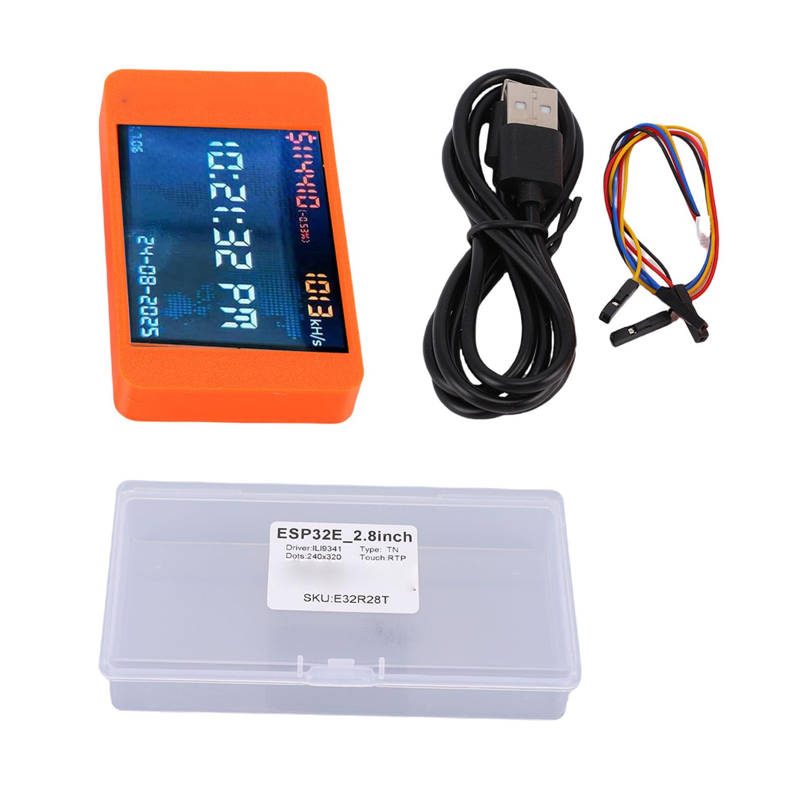 Bitcoin Lottery Miner, Mikrokontroler ESP32 S3 980KH/S Hashrate DIY BTC Miner Machine z 2,8-calowym Kolorowym Wyświetlaczem Wszechstronne Tryby Wydobywania dla Domu