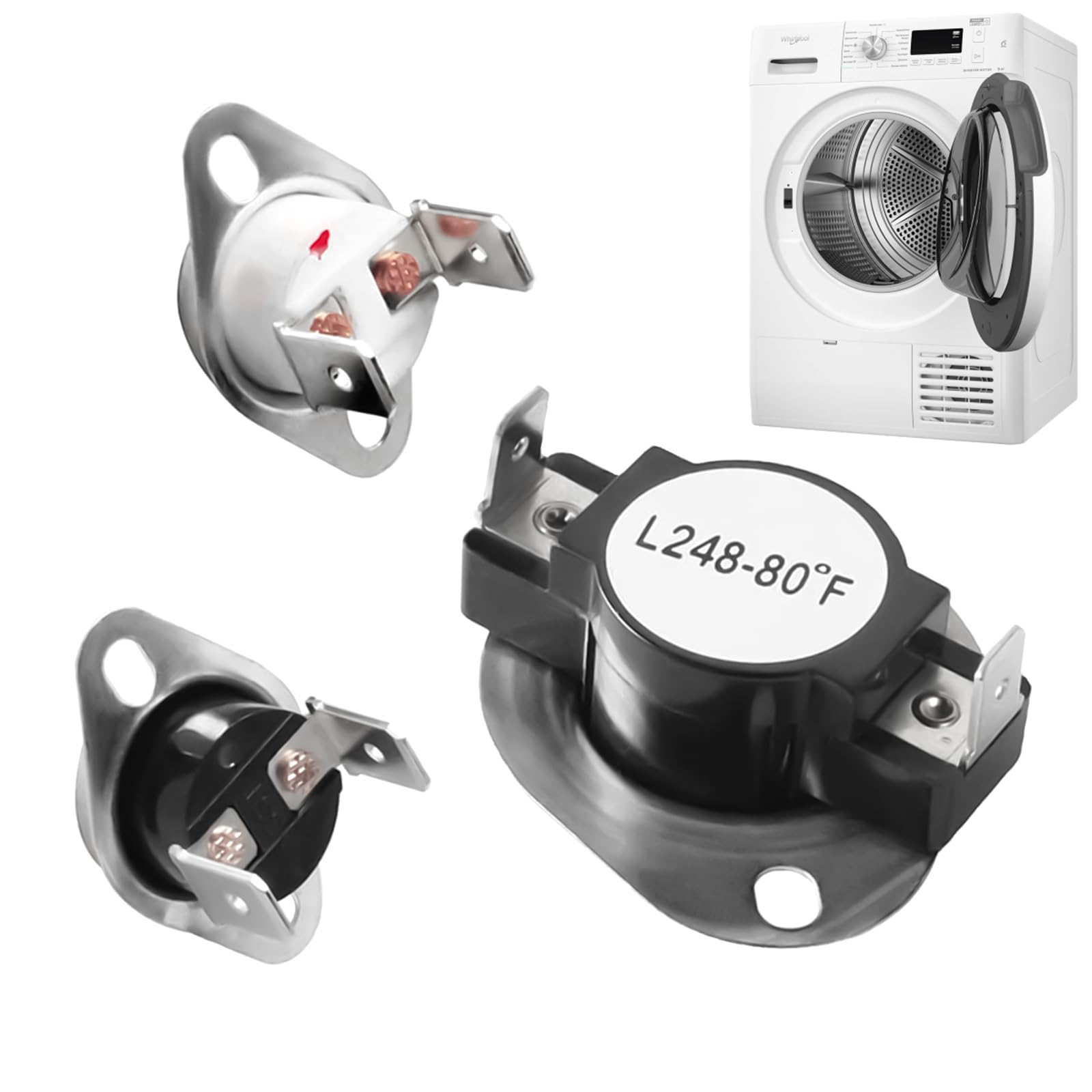 luz8848 Amazon.com: LA-1053 Dryer Thermal Fuse Kit with Thermostat 53-1182