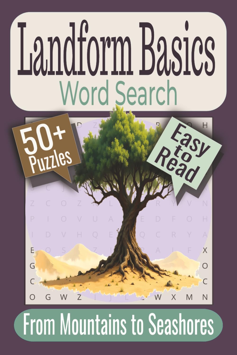 Landform Basics Word Search Puzzle Book: Puzzles featuring Landforms, Climate Zones, Geological Features