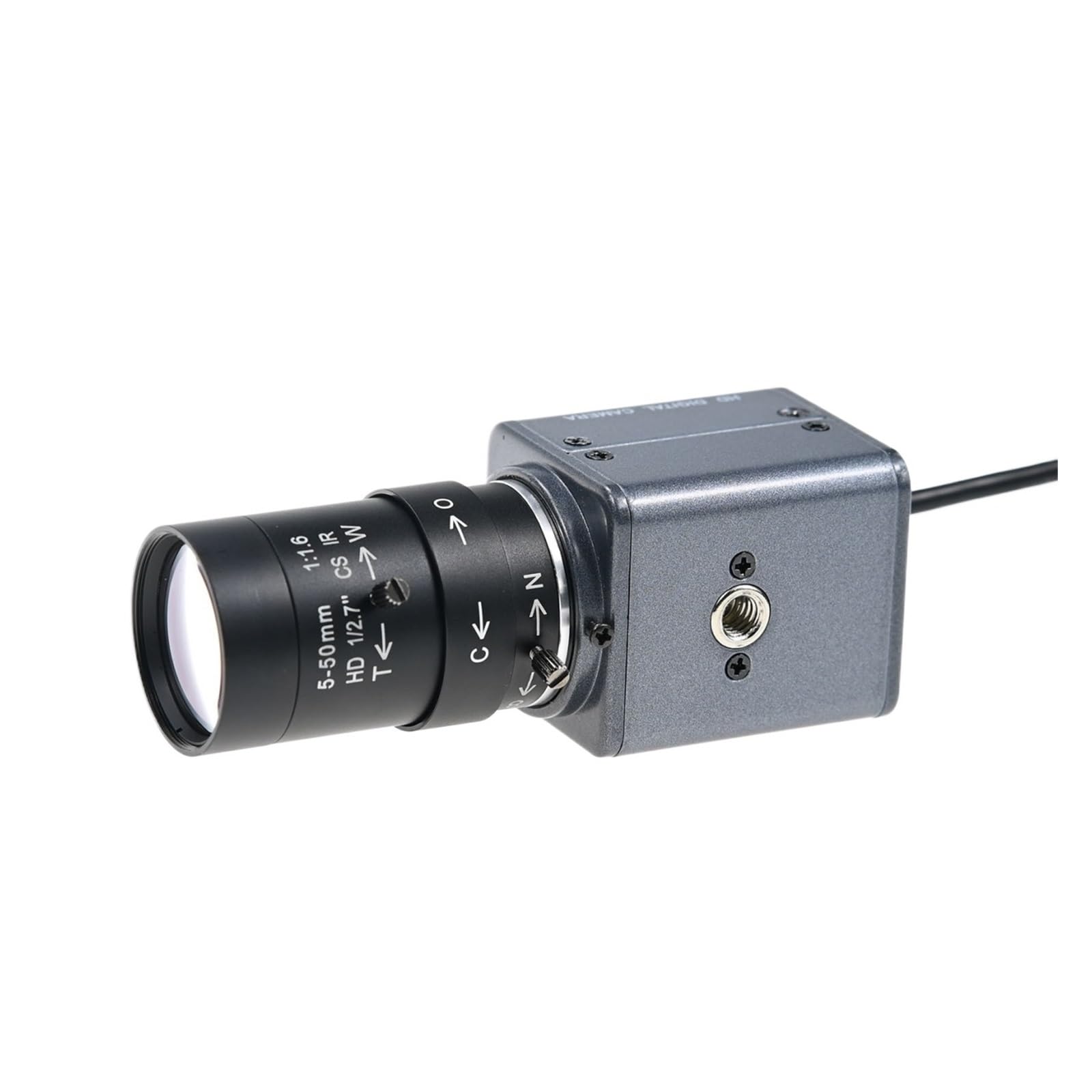 Mini Caja De Cámara Web USB VGA Global Shutter De 180 Fps | Obturador global, VGA de 180 fps, cámara mini box, USB UVC, imágenes de alta velocidad de fotogramas(5-50mm Varifocal)