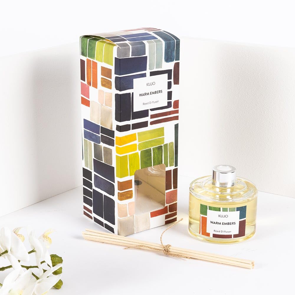homes r us هومز أر أسKujo Wa m Embe s Reed Diff e Set, B own - 200Ml