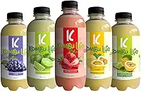 Pack 6 Kombuchas artesanais de 300ml, feitas com apenas 4 ingredientes 100% naturais! Sabores irresistíveis que vão surpreender seu paladar. Não perca!