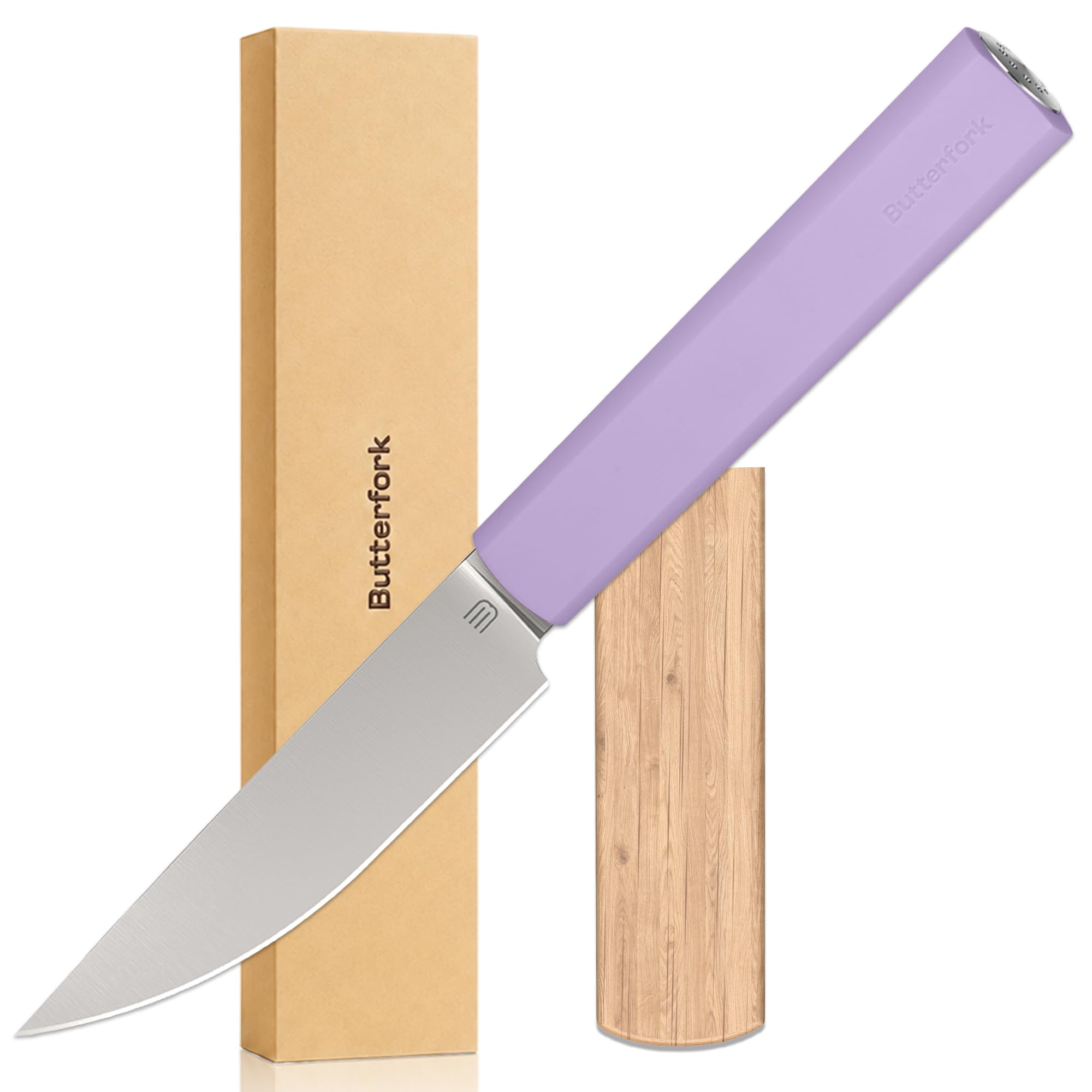 8 Inch Chef Knife, Kitchen Knife with AR-RPM9 Steel & Ergonomic ABS Handle — Amazon image 29