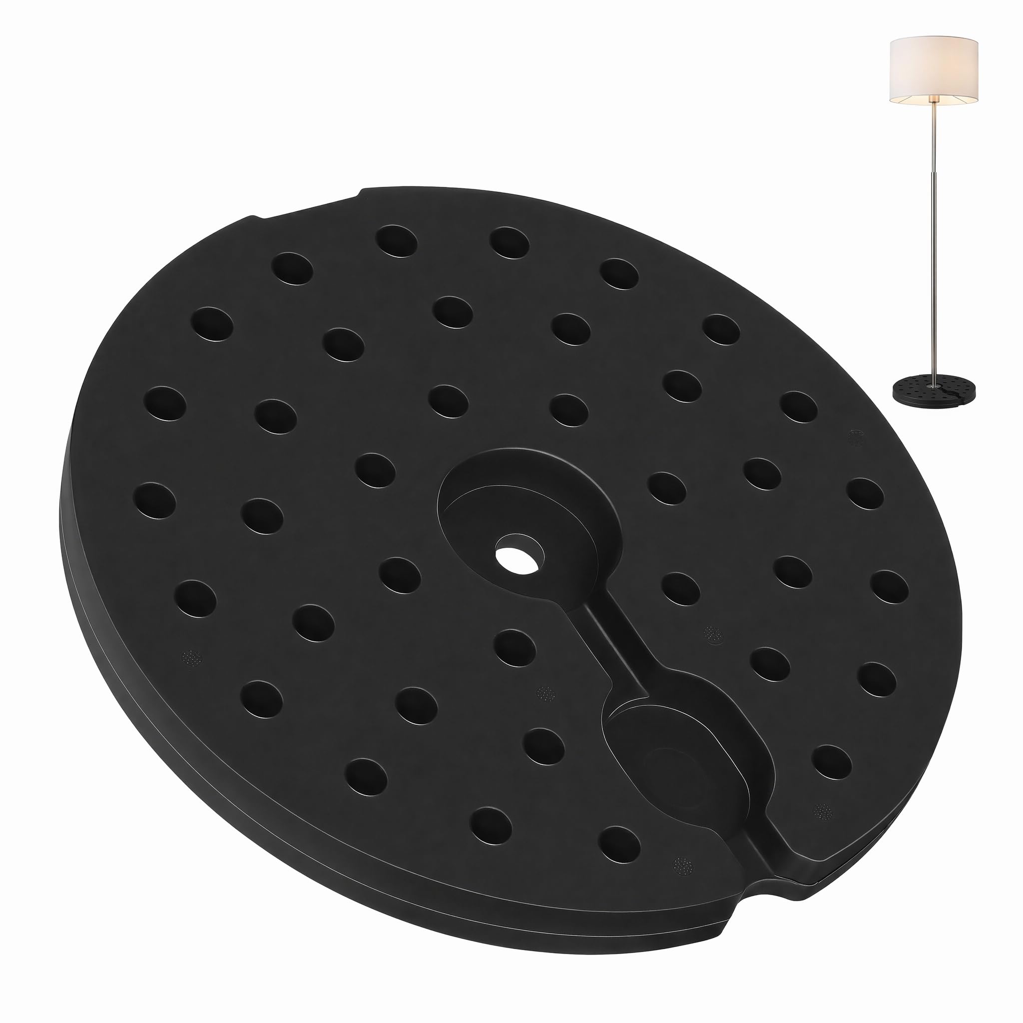 PRETYZOOM 10.6 Floor Lamp Base Replacement Only 4.67 lbs Heavy Weighted Lamp Base